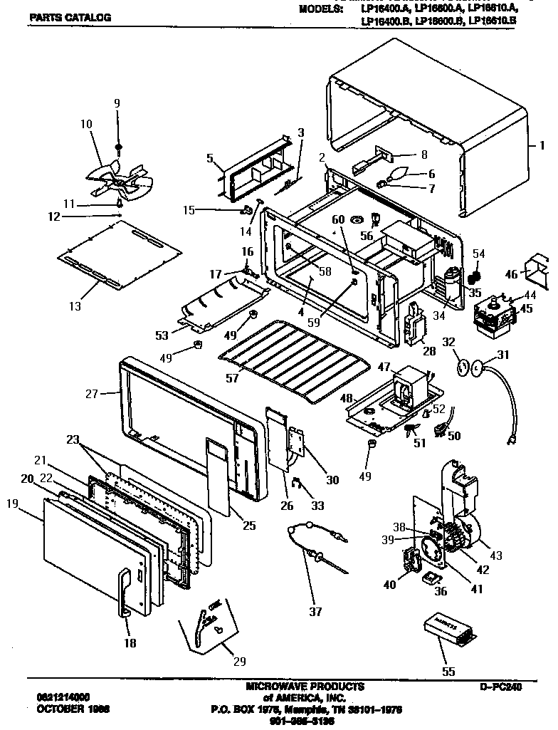 Amana LP16600.A (lp16400.a) (lp16400.b) (lp16600.a) (lp16600.b) (lp16610.a) (lp16610.b) diagram