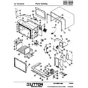 Amana 1585.000 microwave parts diagram