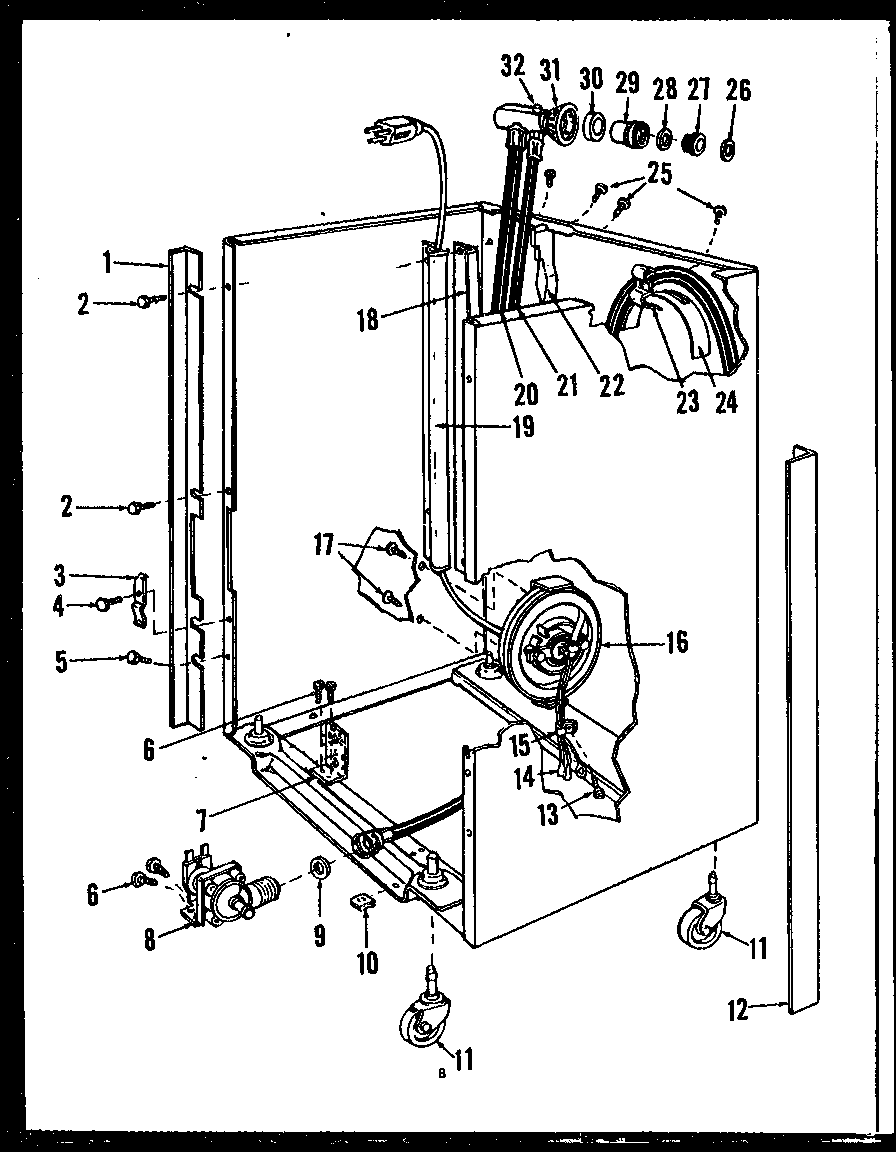 Caloric DCP226-11OR (dcp214-11or) (dcp226-11or) diagram