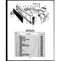 Caloric DUR203-19-OS control panel (dur208-19-os) diagram