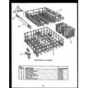 Caloric DUS203-19-OA rack details diagram