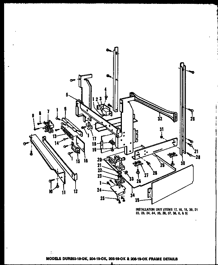 Caloric DCR-225-1F-OK (dur-203-19-ok) (dur-203-19-ck) (dur-204-19-ok) (dur-204-19-ck) (dur-205-19-ok) (dur-205-19-ck) (dur-208-19-ok) (dur-208-19-ck) diagram