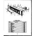 Caloric DUR-208-19-OK control panel (dur-203-19-ok) (dur-203-19-ck) diagram