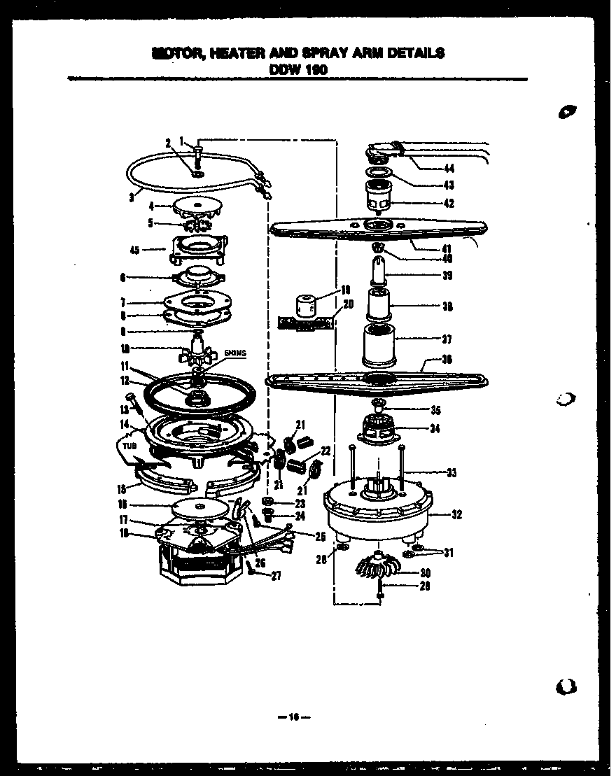 Modern Maid DDW190/MN03 motor (ddw190/mn02) (ddw190/mn03) (ddw190/mn04) diagram