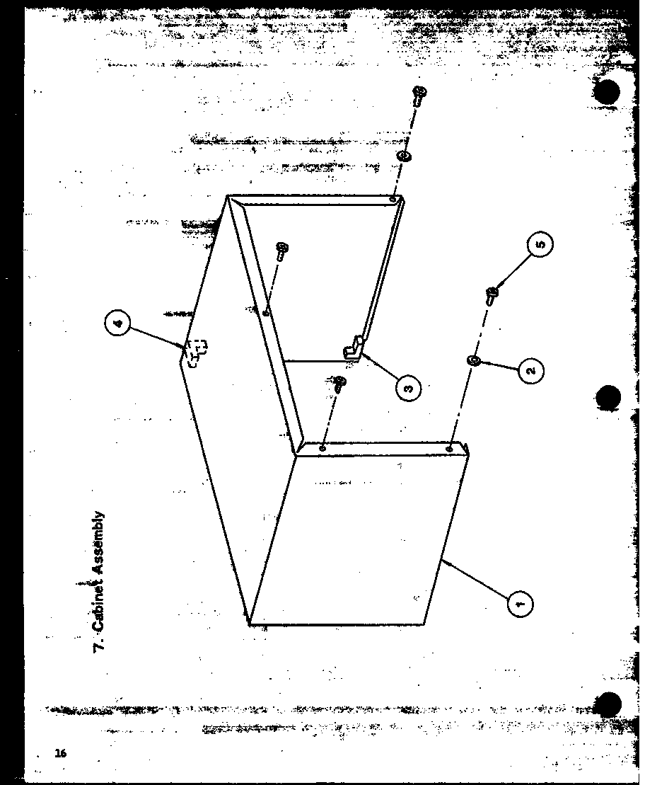 Amana ML-40/P76804-2M outer cabinet diagram