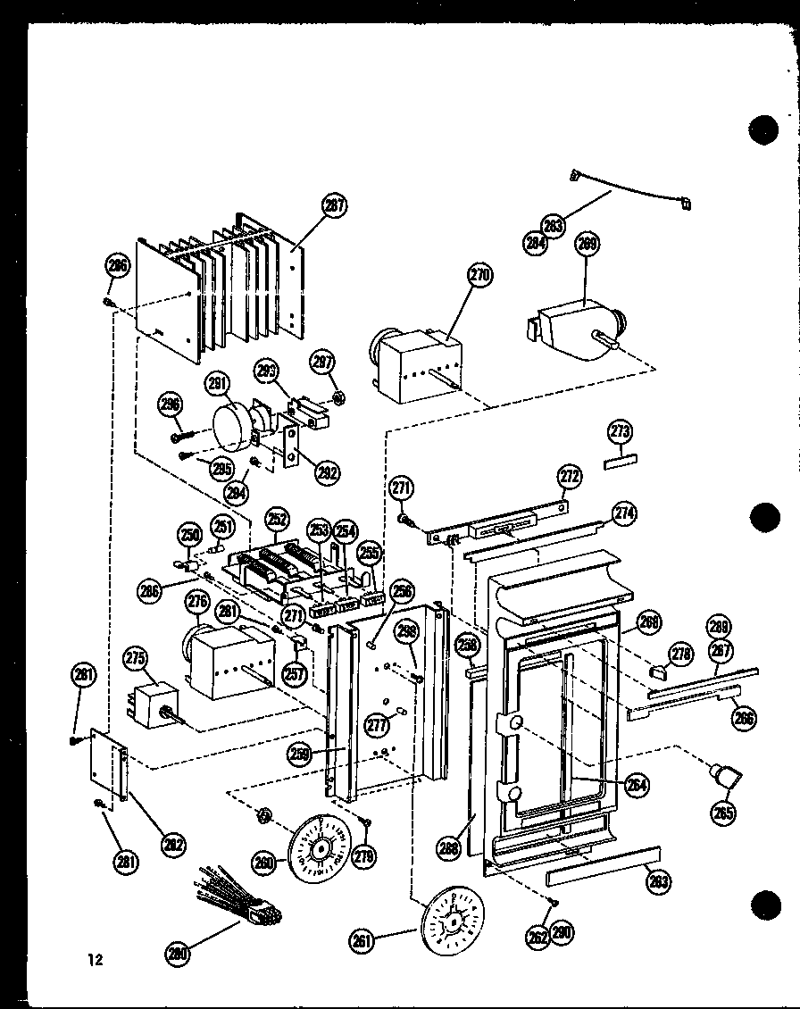 Amana RR-7D/P73307-1M control diagram