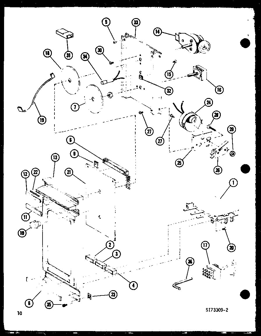 Amana RR-7DA/P73556-1M timer diagram