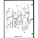 Amana ML-3/P72909-3M exterior parts diagram