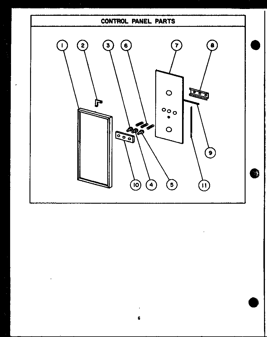 Caloric MVP211 control panel diagram