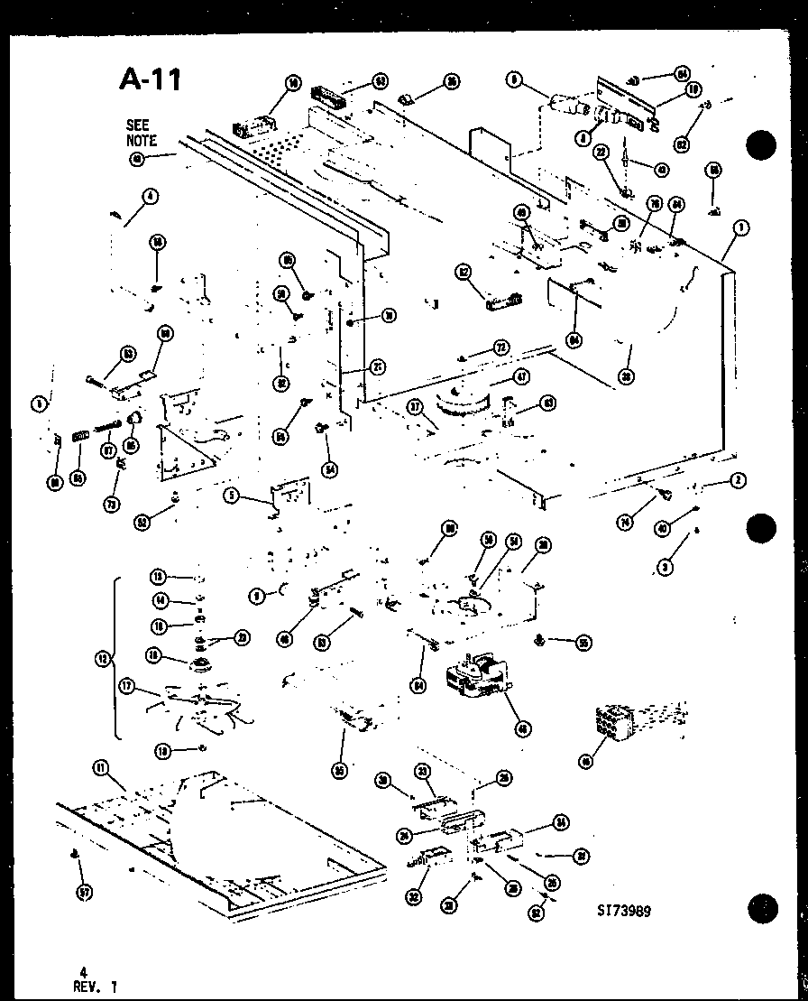 Amana RR-5B/P75175-1M antenna/hardware diagram