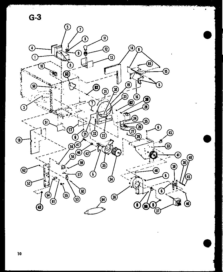 Amana RMC-20B/P74130-9M blower diagram