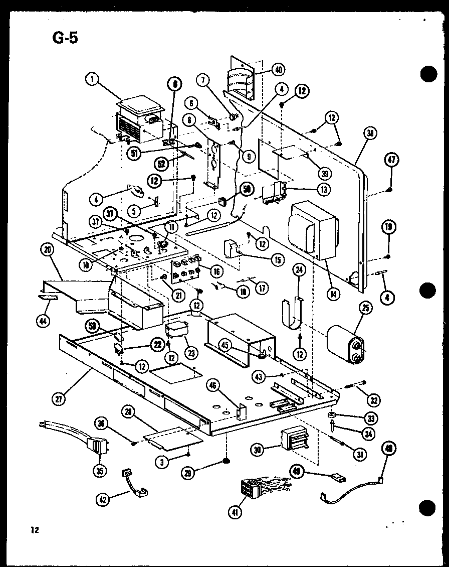 Amana RMC-20B/P74130-9M control diagram