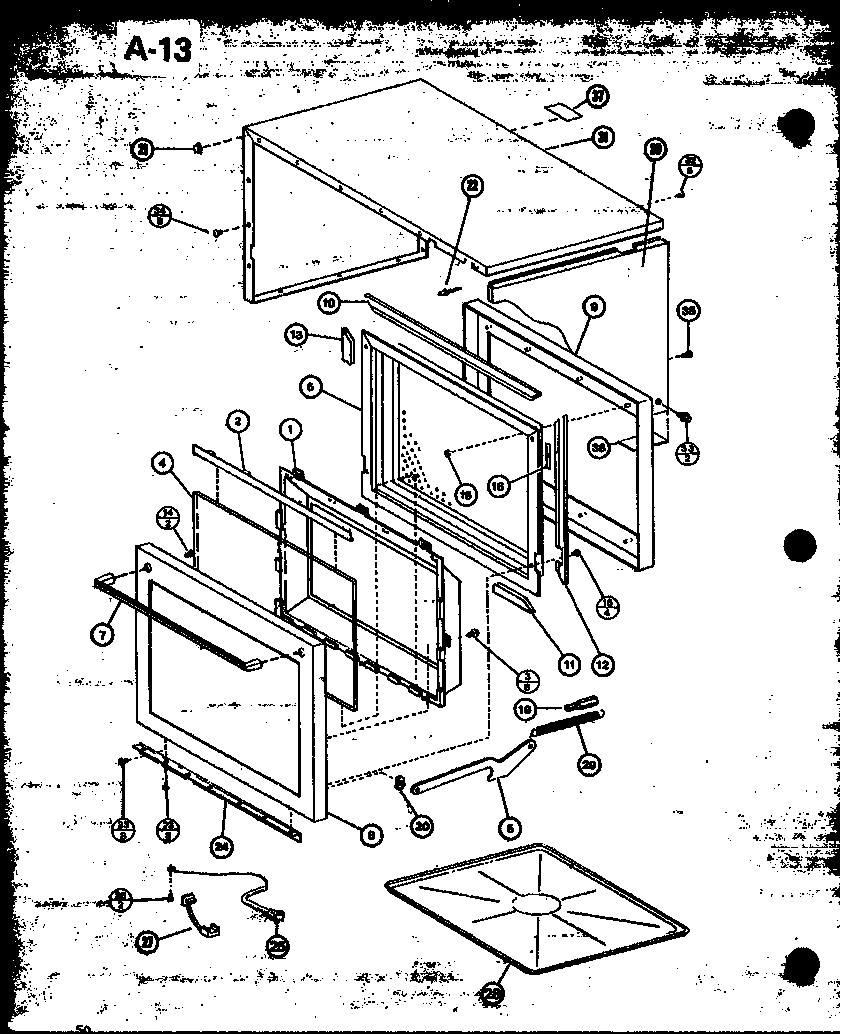 Amana RL6-5ET/P76251-2M door diagram