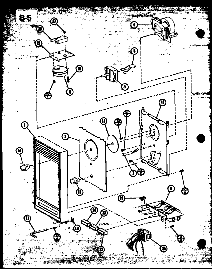 Amana RL6-5ET/P76251-2M timer diagram