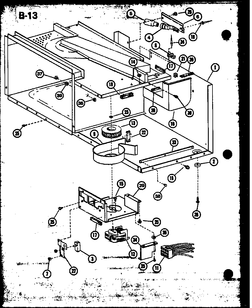 Amana RL6-10/P76382-1M blower diagram