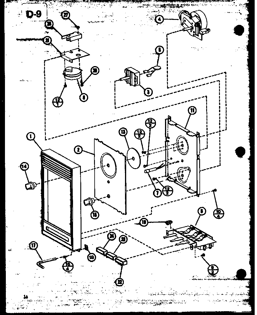 Amana RL6-5ET/P76251-3M timer diagram