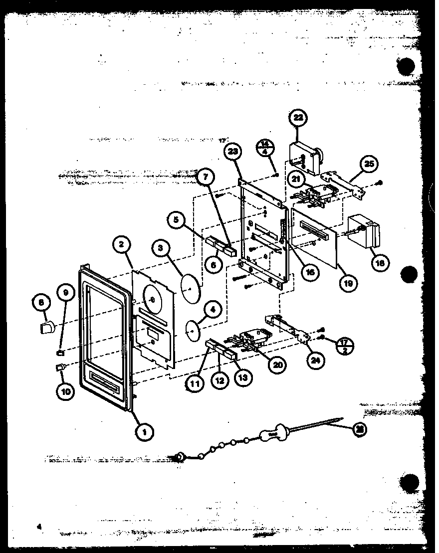 Amana RMC-20C-ET/P76635-1M control panel diagram