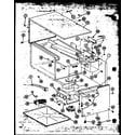 Amana RR1020/P7660601M outer cabinet/blower wheel diagram