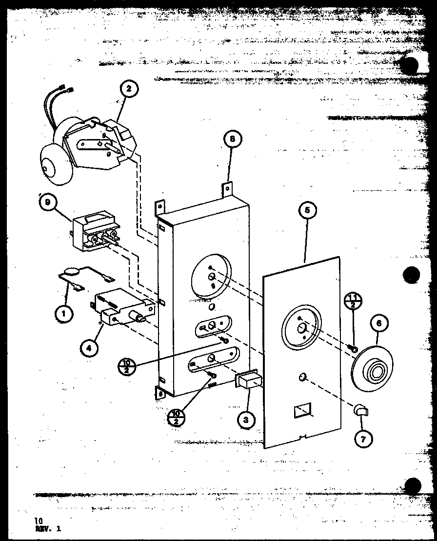 Amana RS10/P76695-9M timer diagram