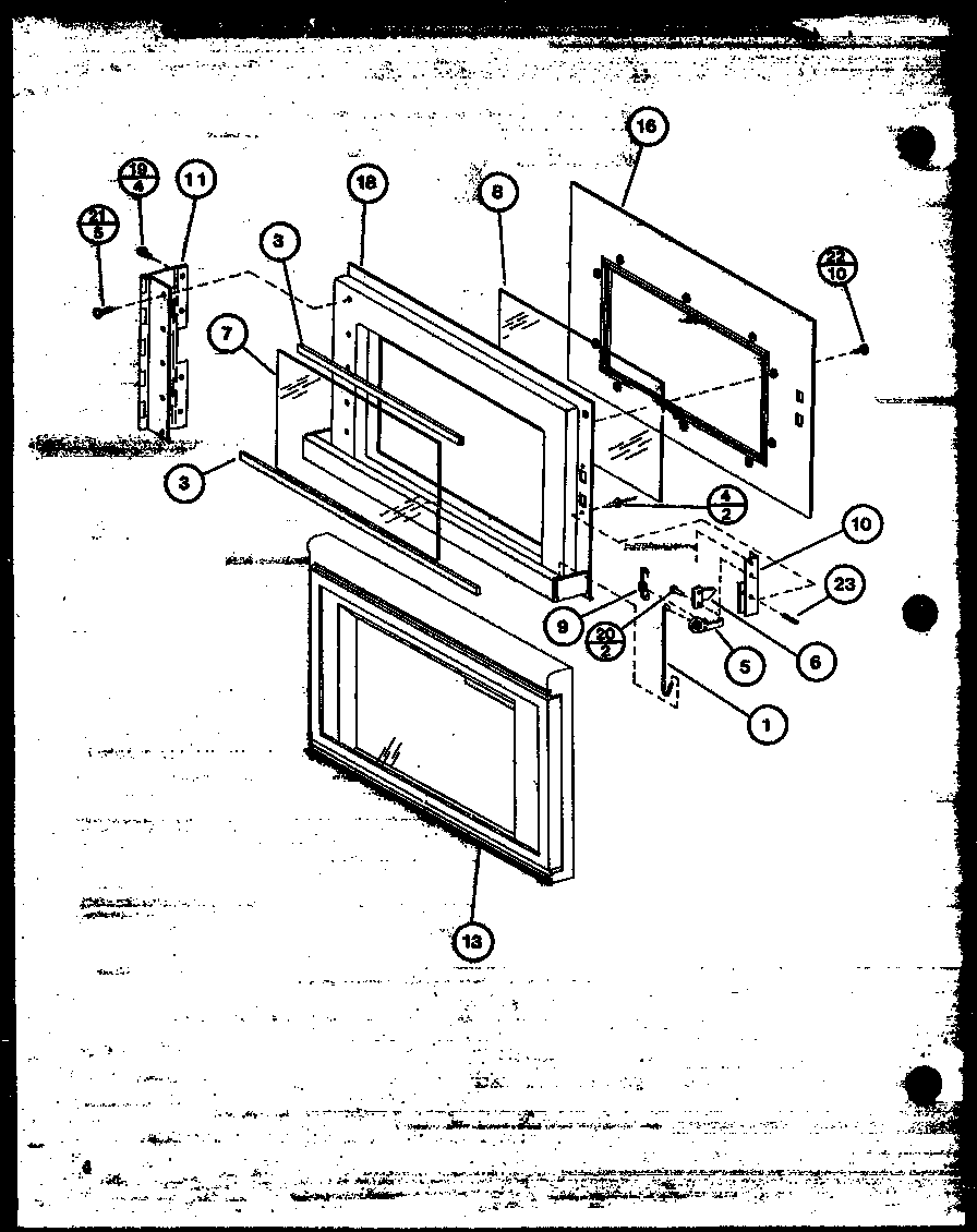 Amana RS30/P77332-1M door diagram