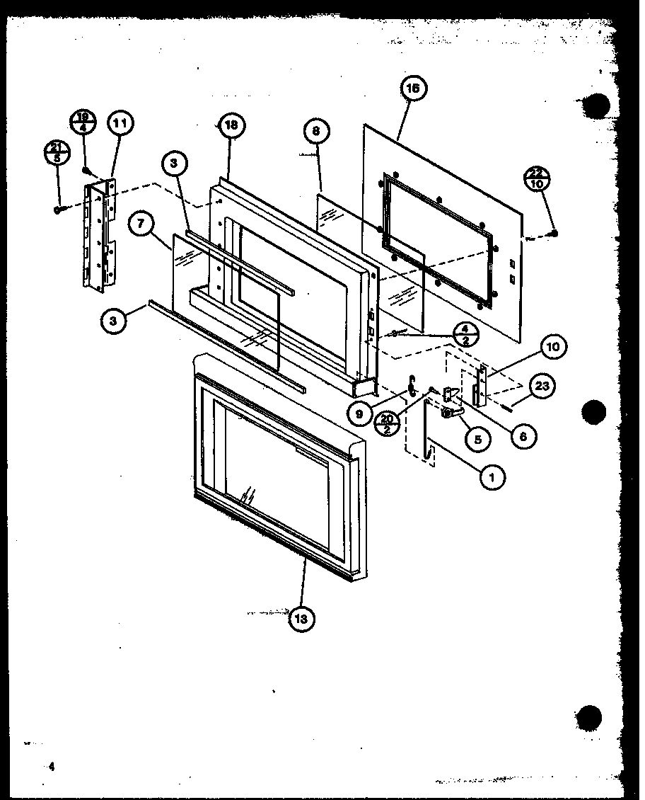 Amana RS30/P7733205M door diagram