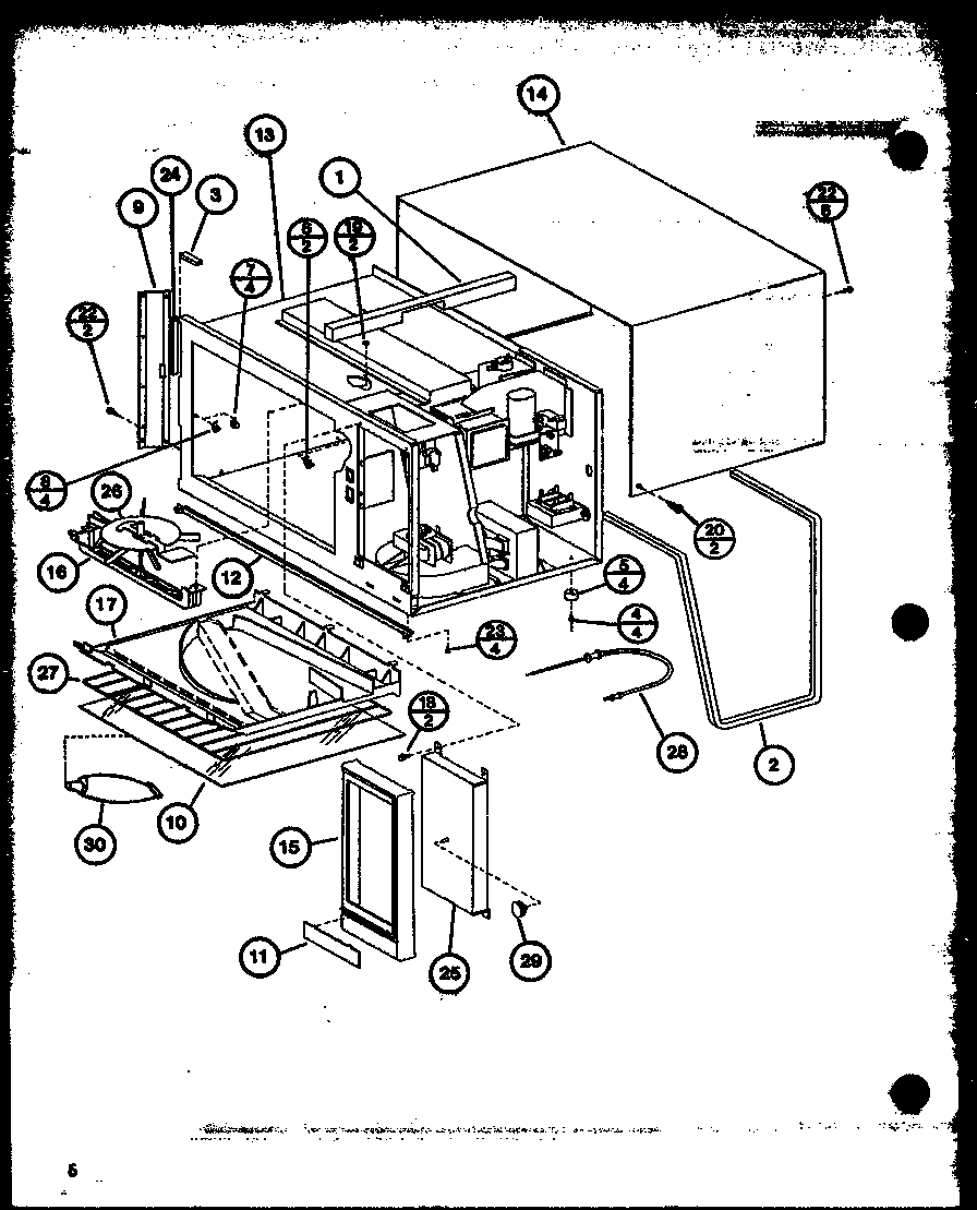 Amana RS30/P7733205M antenna/control diagram