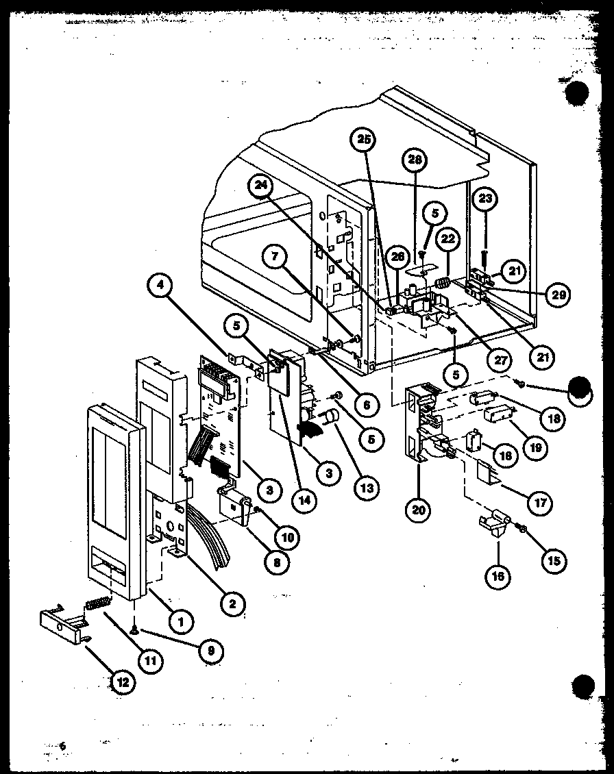 Amana ML451T/P7680404M switches diagram