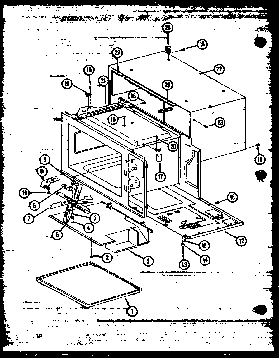 Amana MLMTK1 (ml441t/p7680405m) (ml441t/p7680407m) diagram