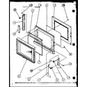 Amana WM614/P7766502M door diagram