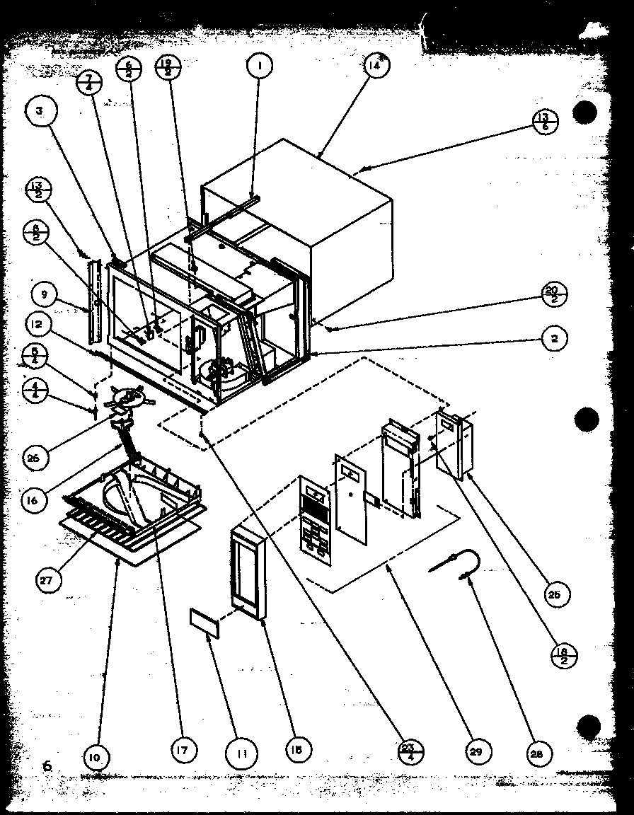 Amana WM712/P7766528M antenna diagram