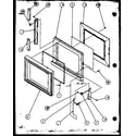 Amana MW41/P7766511M door diagram