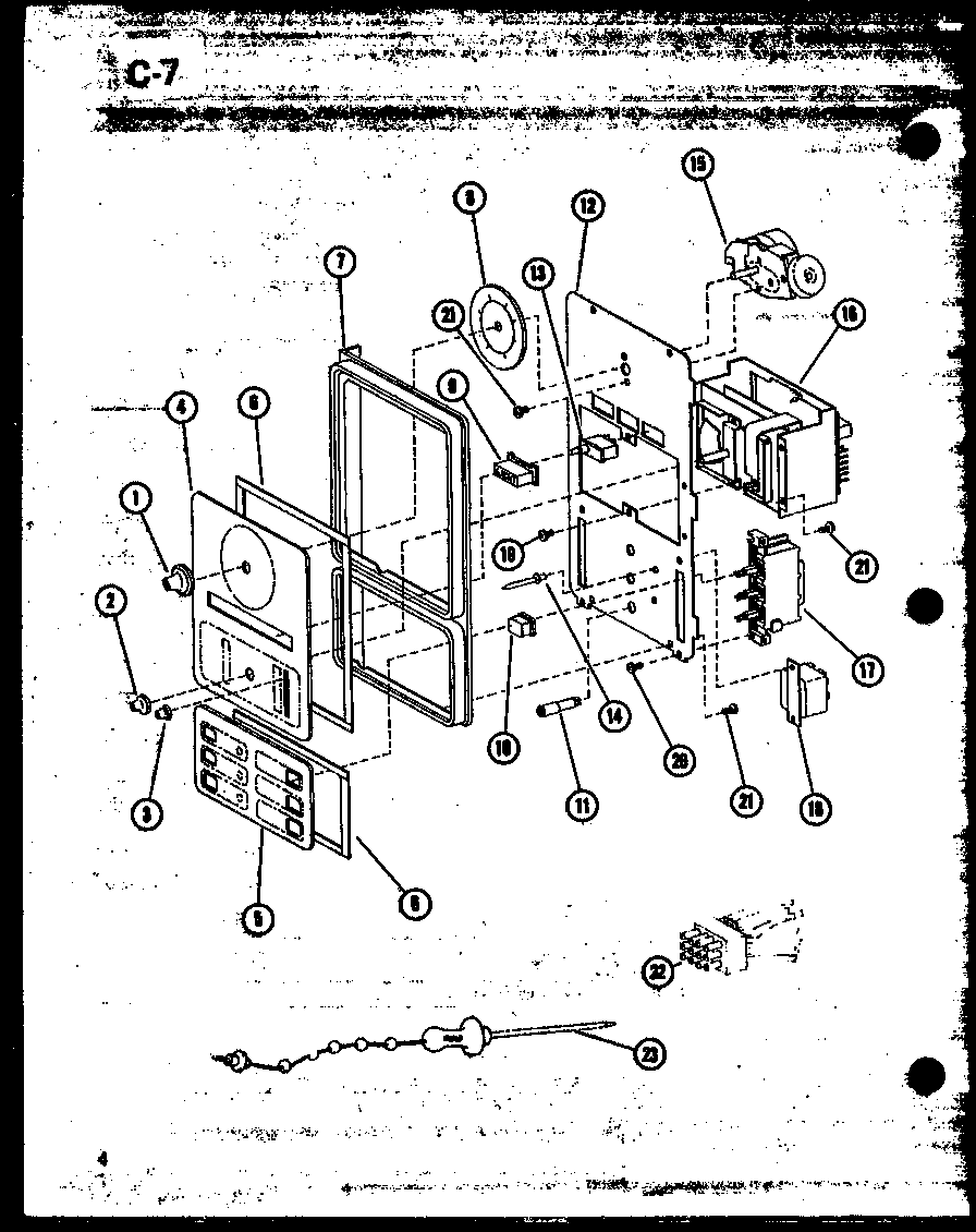 Amana RMC-20/P74130-1M timer diagram