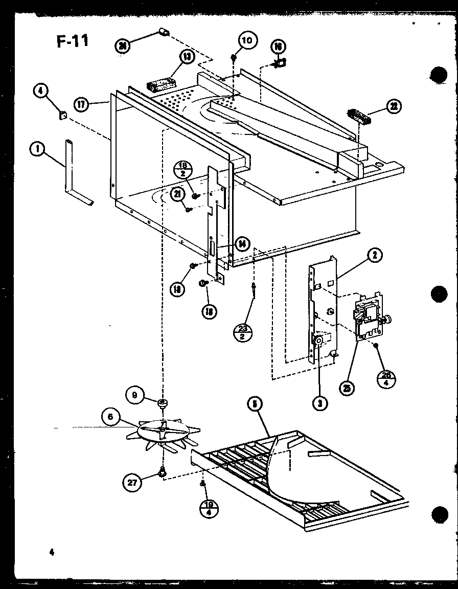 Amana RR-1110/P76052-1M antenna/switch diagram