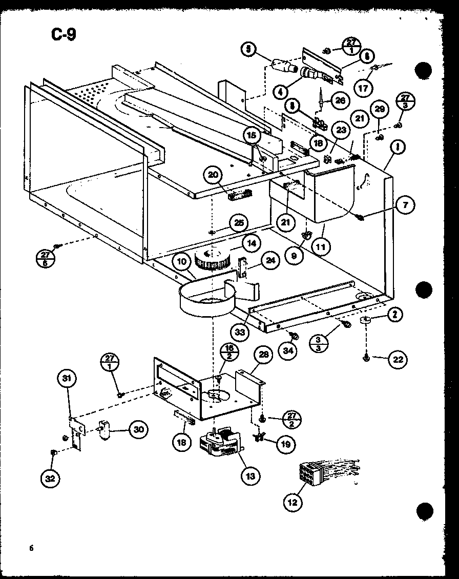 Amana RRL-5C/P75590-5M (crrl-5d/p75590-6m) (rrl-5c/p75590-5m) diagram
