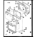 Amana CRR-1220/P76333-3M door diagram