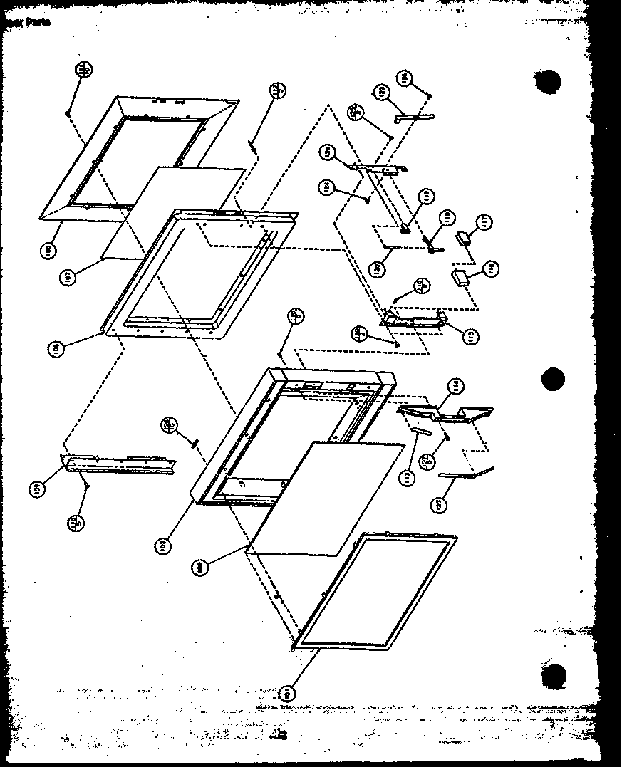 Modern Maid MPS218-10/P7766508M door parts diagram