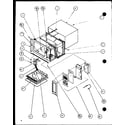 Amana RSB460P/P7769515M antenna/keyboard assembly diagram
