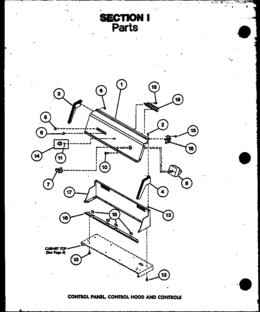 Amana TEA800/P75752-5W control panel diagram