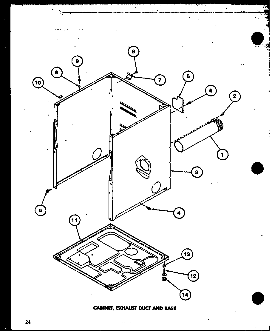 Amana TEA800/P75752-5W cabinet diagram