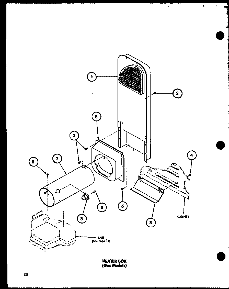 Amana TEA600/P77041-3W heater models) (tga400/p77041-5w) (tga600/p77041-6w) (tga800/p77041-7w) diagram