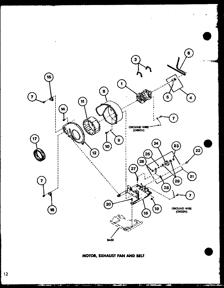 Amana LG1112/P7762216W motor diagram