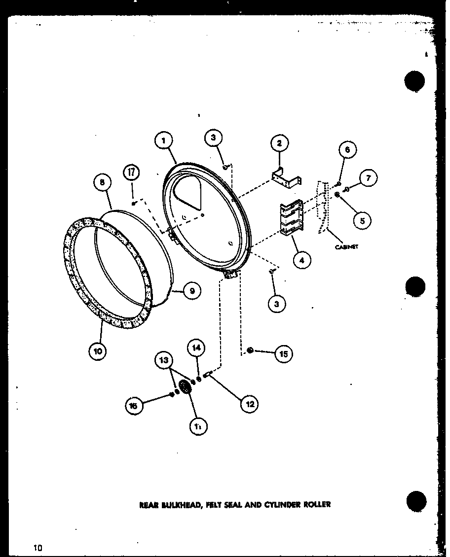 Amana LG2812/P7804824W rear bulkhead diagram