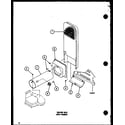 Amana LE2802/P7804823W heater box (gas models) (lg2812/p7804824w) (lg2912/p7804826w) (lg9012/p7804822w) diagram
