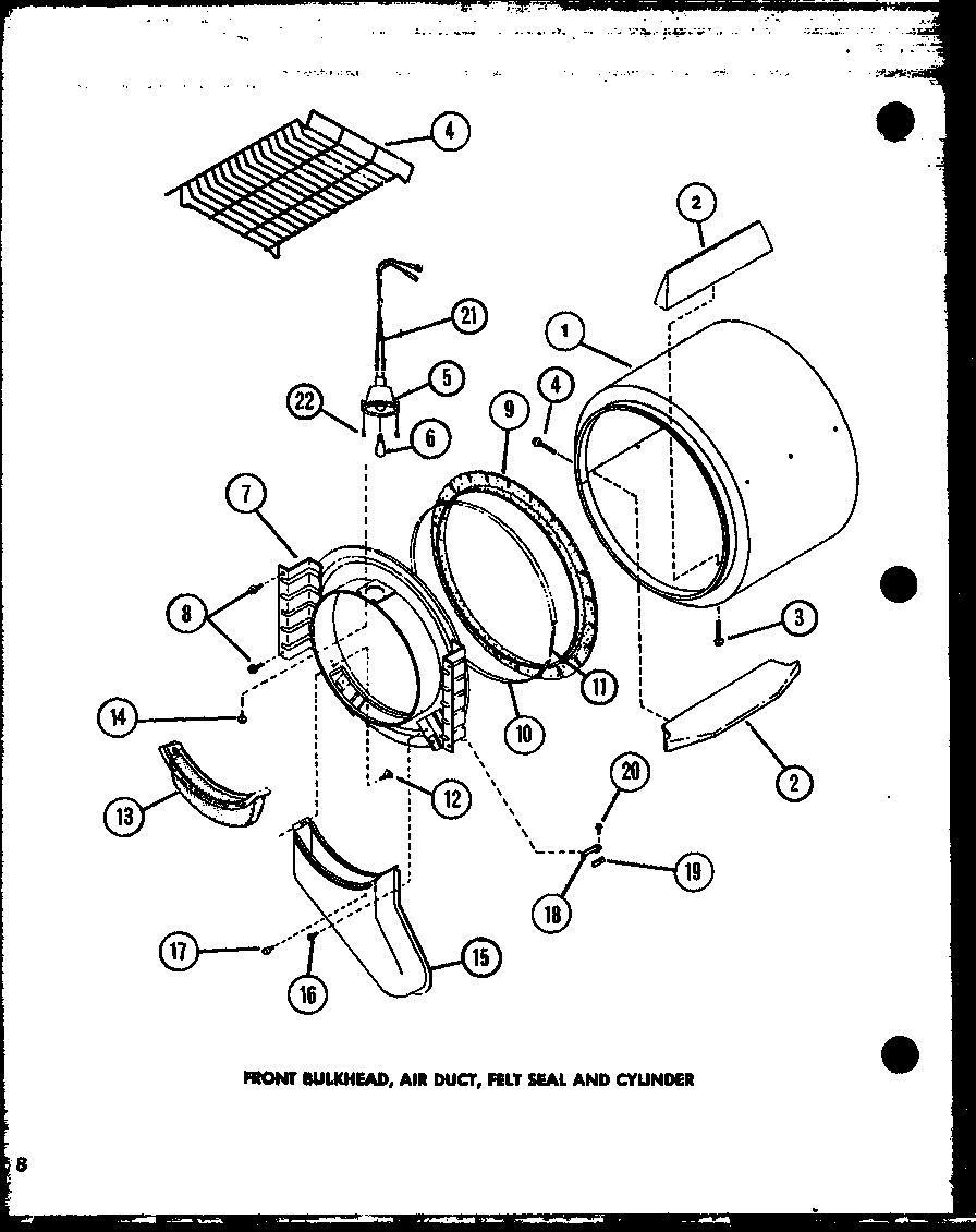 Amana CG2412/P7762236W front bulkhead diagram
