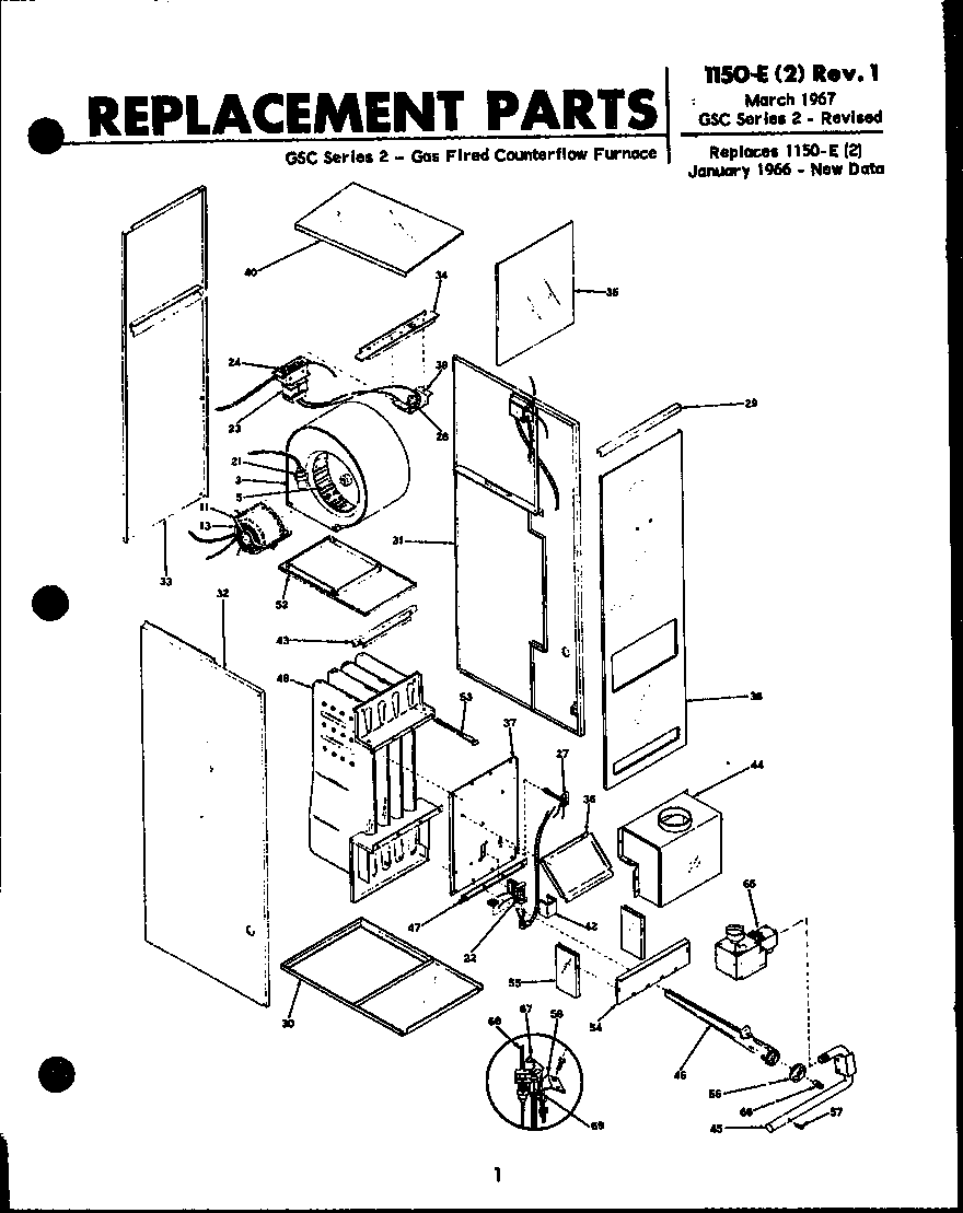 Amana GSC-75-A3 replacement parts diagram