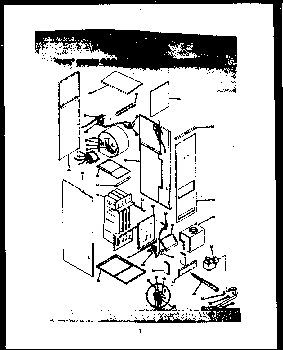 Amana FGC125D4 replacement parts diagram