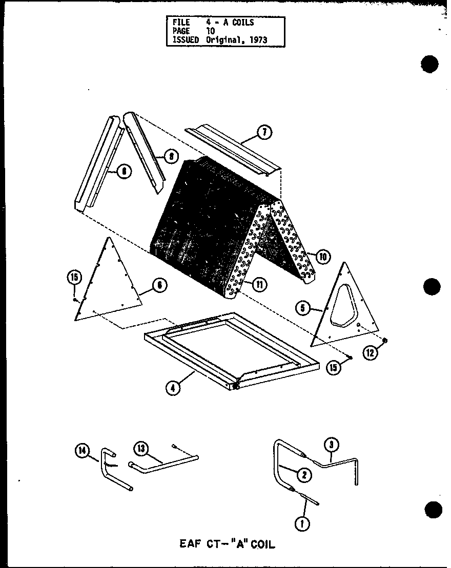 Amana EAF30CT/P54920-3C eaf ct- "a" coil (eaf18ct/p54920-1c) (eaf24ct/p54920-2c) (eaf30ct/p54920-3c) (eaf36ct/p54920-4c) diagram