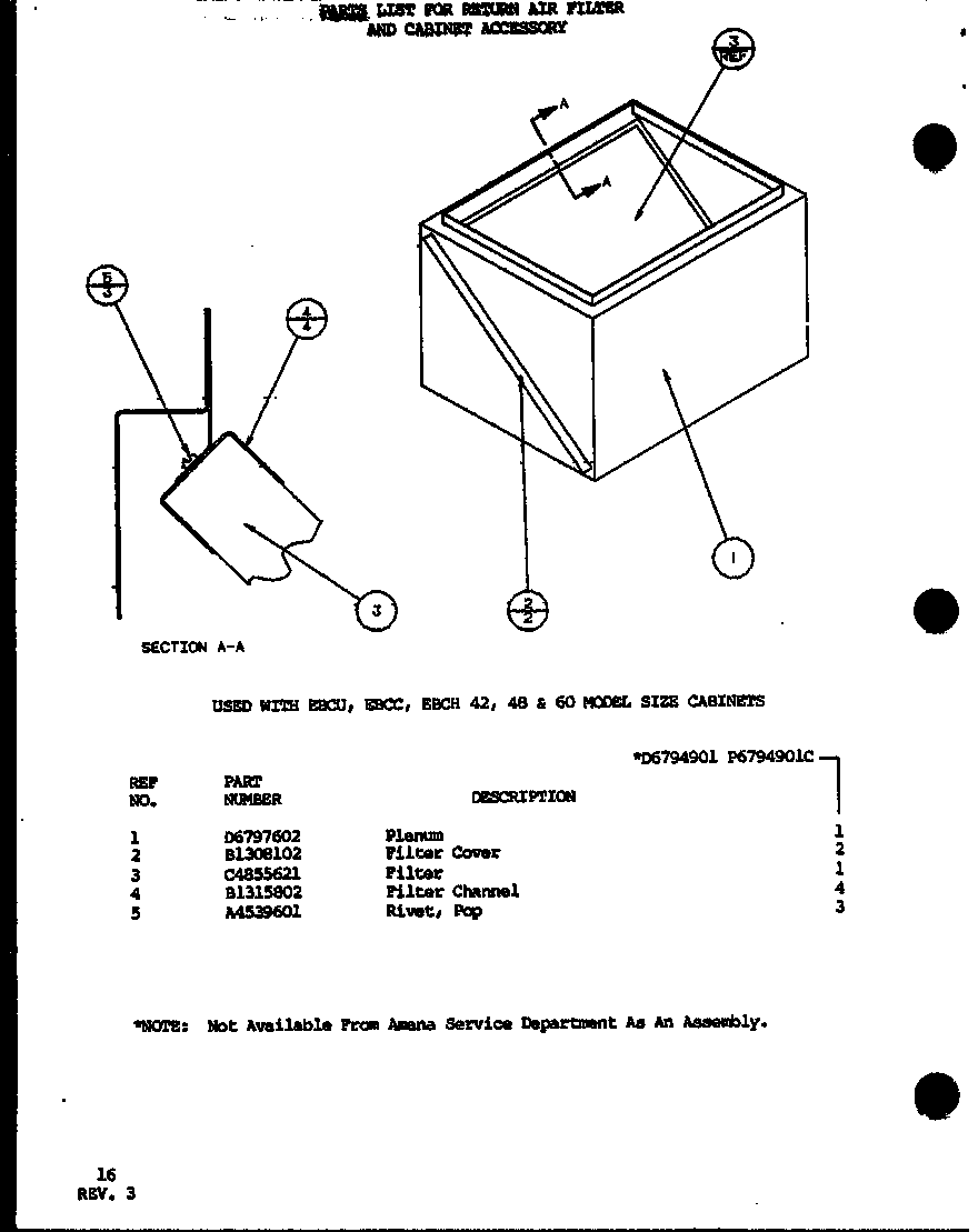 Amana D6802001 (d6794901/p6794901c) diagram
