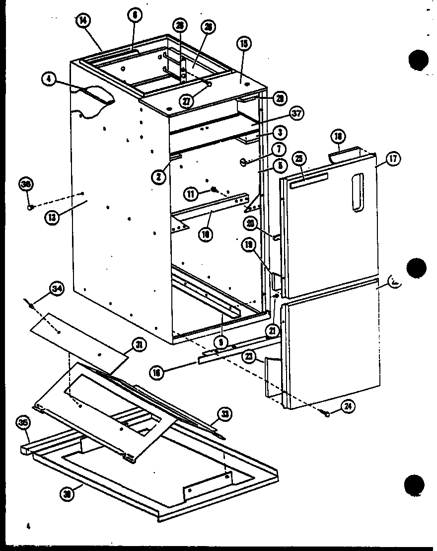 Amana EBCU4810MD/P6866501C (ebcu4810md/p6866501c) (ebcu6010md/p6866502c) diagram