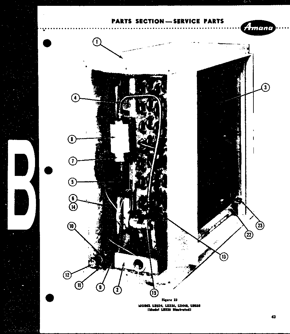 Amana LA560 (lu224) (lu336) (lu448) (lu560) diagram